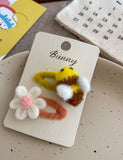 Bee Applique Floral Garden Dress