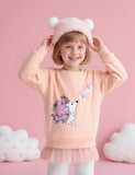 Cute Hedgehog Embroidered Sweatshirt