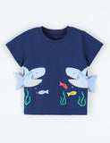 Shark Print T-shirt