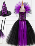Halloween Witch Tulle Long Dress