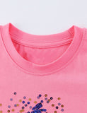 T-Shirt mit Paillettensternen