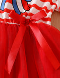 Independence Day Star Tulle Bow Dress