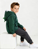 Cute Dinosaur Zip-up Hoodie