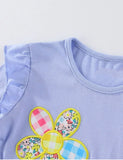 Floral Patchwork Applique Dress