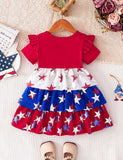 Independence Day Star Layer Dress