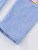 Søde Mariehøne broderede leggings