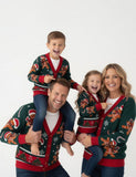 Christmas Gingerbread Man Family Matching Cardigan