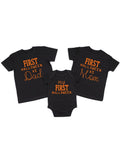 FIRST HALLOWEEN Printed Family Matching T-shirt