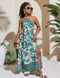 Bohemian Floral Beach Dress