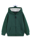 Cute Dinosaur Zip-up Hoodie