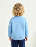 Cute Black Cat Applique Sweatshirt