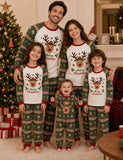 Christmas Reindeer Print Family Matching Pajamas