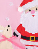 Chrsitmas Santa Applique Sweatshirt Set