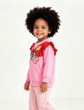Big Butterfly Applique Sweatshirt