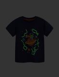 Kurzarm mit leuchtendem Planeten-Print