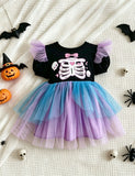 Halloween Skull Tulle Dress