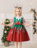 Christmas Print Party Dress