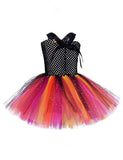 Halloween Pumpkin Costume Cosplay Tulle Dress