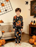 Halloween Pumpkin Print Family Matching Pajama Set