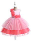 Halloween 3D Flower Tulle Princess Dress