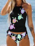 Mom and Me Colorful Turtle Bikini