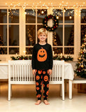 Halloween Pumpkin Print Family Matching Pajama Set