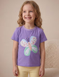 Butterfly Embroidered T-Shirt