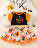 Halloween Baby Print Dress