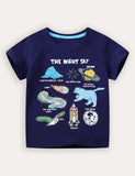 Glow In The Dark Onderwijs T-shirt met korte mouwen