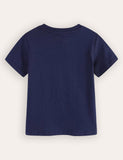 Dinosaur tegneserie kortærmet T-shirt