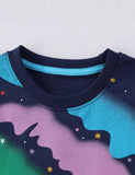 Luminous Northern Lights Polar Bear T-shirt