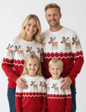 Christmas Reindeer Family Matching Sweater