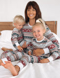 Fair Isle Christmas Pattern Family Matching Pajamas