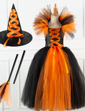 Halloween Witch Tulle Long Dress
