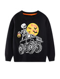 Halloween Luminous Skeleton Sweatshirt