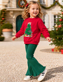 Christmas Tree Sweatshirt Set