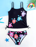 Mom and Me Colorful Turtle Bikini