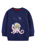 Dinosaur Family Applique Sweatshirt
