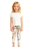 Niedliche Leggings mit Blumenmuster