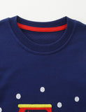 Christmas Truck Santa Embroidered Sweatshirt