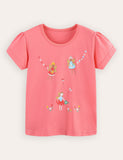 Cute Fairy Print T-shirt