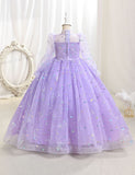 Sequin Embroidered Bow Dress
