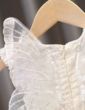 3D Butterfly Wing Tulle Dress