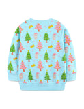 Christmas Tree Print Sweatshirt