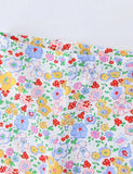 Leggings aus Baumwolle mit Blumenmuster