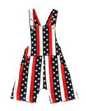Independence Day Flag Eagle Star Overalls