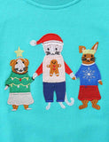 Christmas Animal Applique Sweatshirt