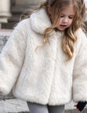 Luxury Taupe Faux Mink Fur Coat Or Vest