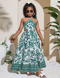 Bohemian Floral Beach Dress