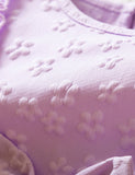 Butterfly Embroidered Flying Sleeve Tulle Dress
